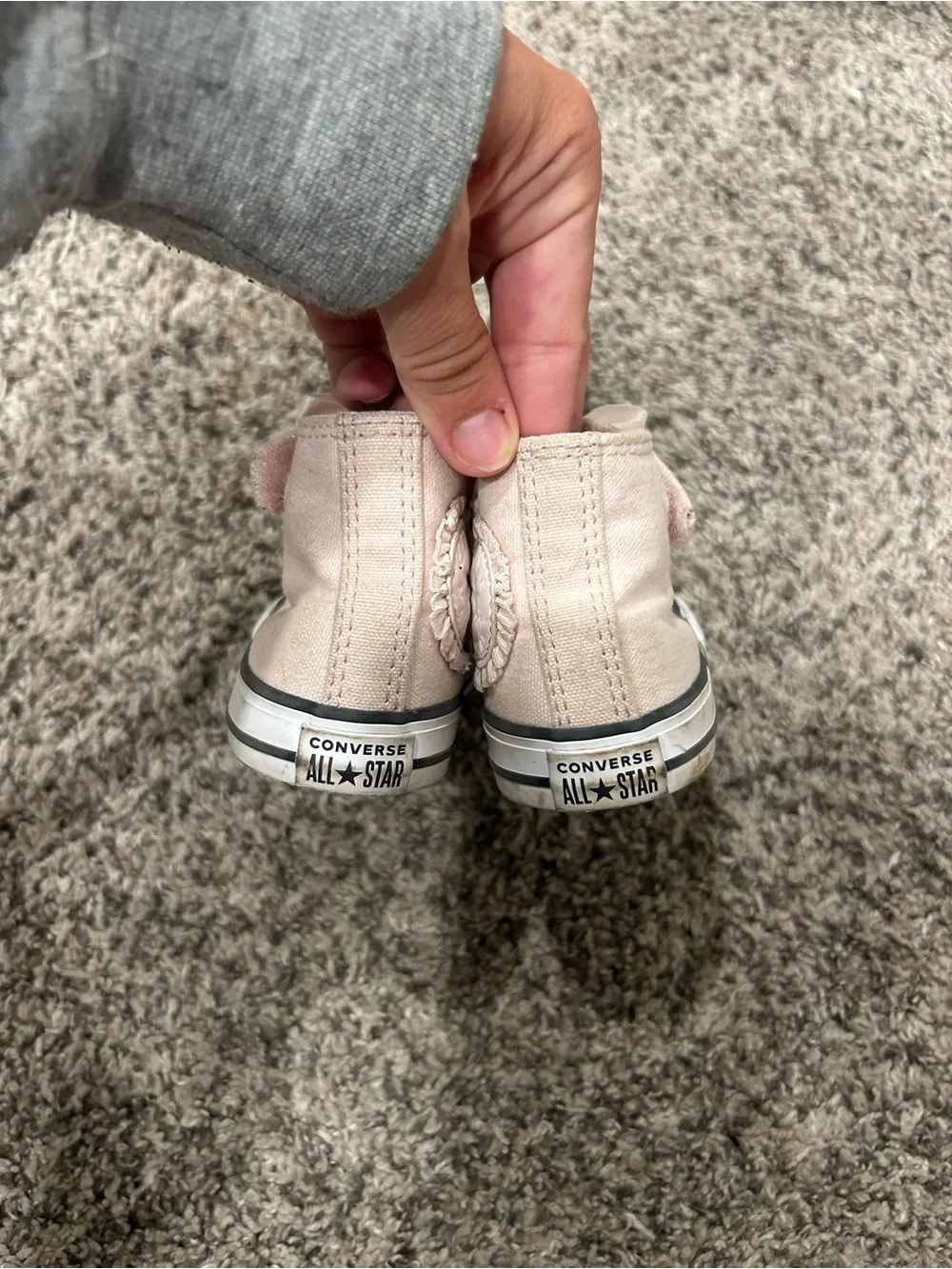 Converse Chuck Taylor High Top Bow Sneakers - Toddler Size 5